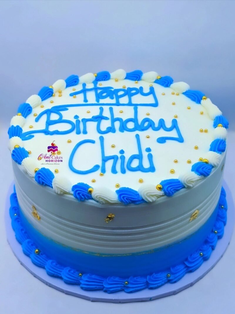 Rosette Double Layer Cake